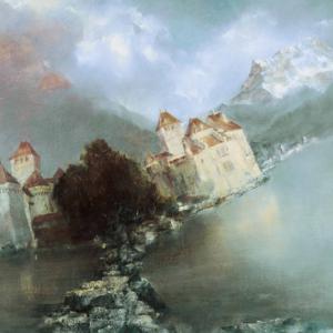Le Château de Chillon - 1988 - 57x130 cm